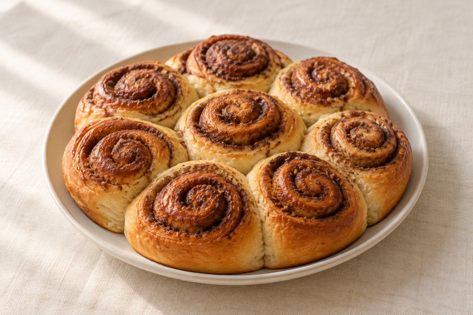 Cinnamon rolls — finished dish
