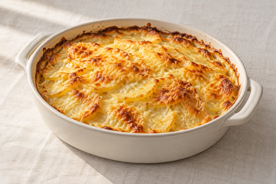 Potato gratin — finished dish