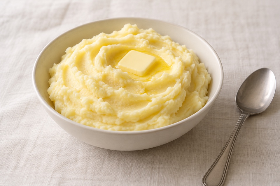 Mashed potatoes — finished dish