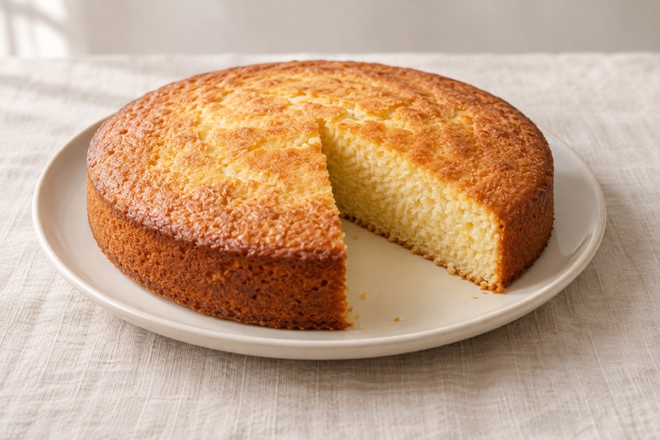 Kefir semolina cake — finished dish