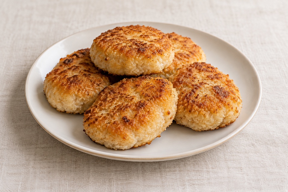 Fish patties — finished dish